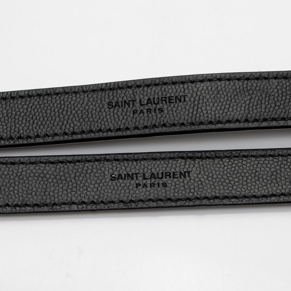Saint Laurent Mixed Matelasse Grain de Poudre Monogram Large Envelope Bag - Picture 15 of 15